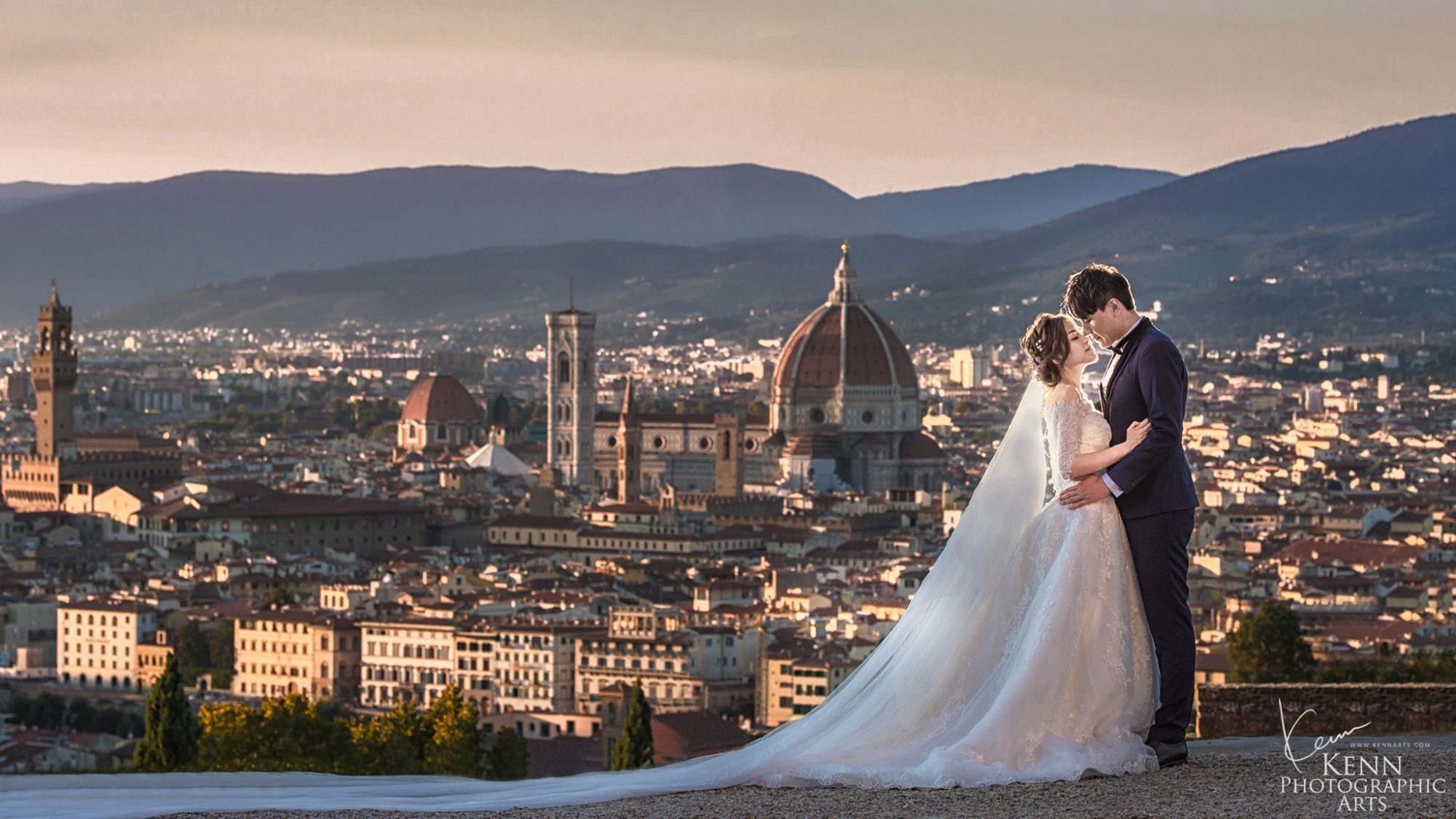 Crystal & Chiman Florence Pre Wedding Photos — Florence, Tuscany, Italy — Kenn Photographic Arts